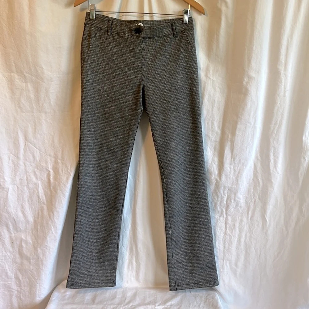 Betabrand Multi Color Straight Leg Dress Pant Yoga Pant